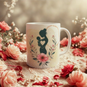 Caneca Dia das Mães. Porcelana 96x150mm  Sublimação  