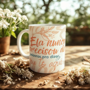 Caneca Dia das Mães. Porcelana 96x150mm  Sublimação  